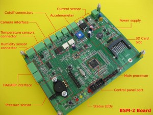 La scheda BSM-2 di StratoSpera 2 La scheda BSM-2 di StratoSpera 2