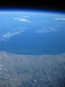 La costa adriatica. Quota: 39.325 m