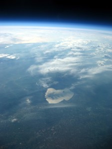 Il lago Trasimeno. Quota 32.283 m