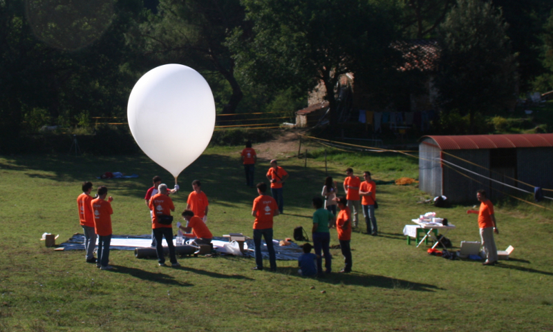 Il team di StratoSpera (foto di Alberto Zampieron)