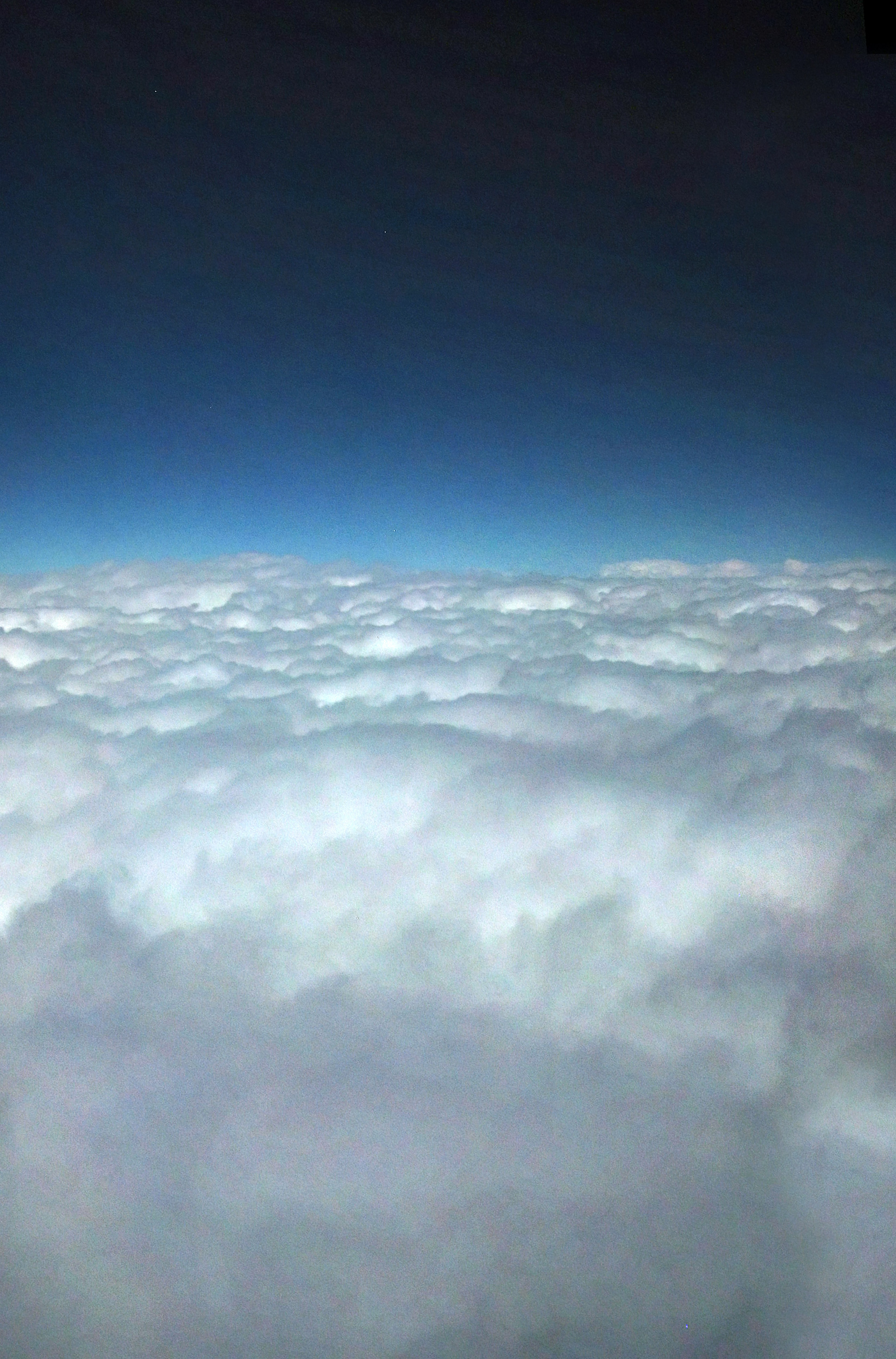 La copertura nuvolosa vista da StratoSpera 5. Mosaico di Riccardo Rossi