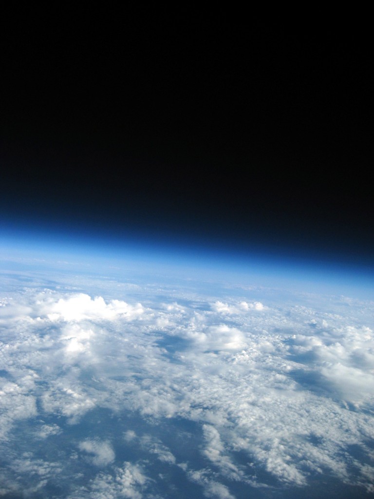 Vista da StratoSpera 4 a una quota di 26.950 m